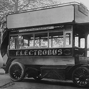 1907 London Electrobus. Creator: Unknown