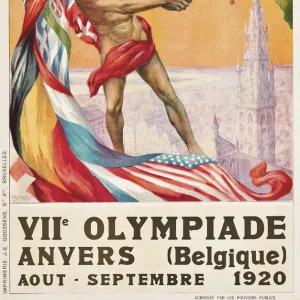 The 1920 Summer Olympics in Antwerp, 1920. Creator: Ven, Walter van der (1884-1950)