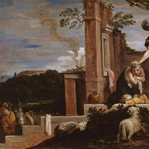 Abrahams Sacrifice of Isaac, 1654 / 56. Creator: David Teniers II