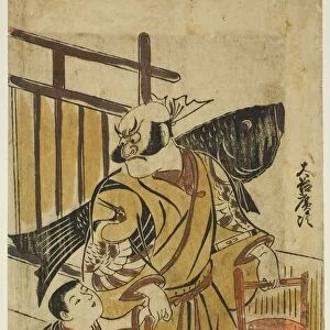 The Actor Otani Hiroji I as Asahina Saburo, c. 1723. Creator: Torii Kiyonobu I