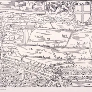 Agas Map of London, c1561