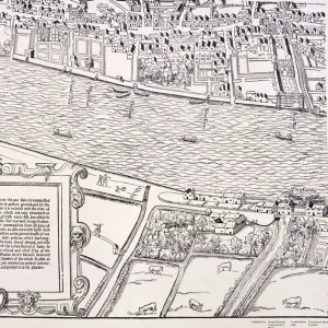 Agas Map of London, c1561