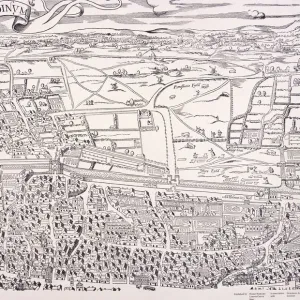 Agas Map of London, c1561