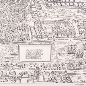 Agas Map of London, c1561