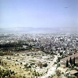 The Agora seen from the Metropolis, Athens, c20th century