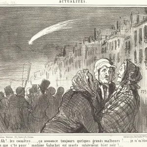 Ah!... les cometes.. ca annonce toujours quelques grands malheurs !.... 1858 Print Ah!... les cometes.. ca annonce toujours quelques grands malheurs !.... 1858 Print