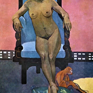 Aita Tamari vahina Judith te Parari (Annah the Javanese), 1893 (1939). Artist: Paul Gauguin