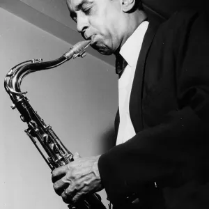 Paul Gonsalves Print, 1964 Jazz Photograph Paul Gonsalves Print, 1964 Jazz Photograph