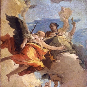 Allegory of Virtue and Nobility. Artist: Tiepolo, Giambattista (1696-1770)