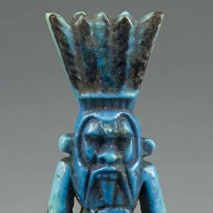 Amulet of Bes, Egypt, Late Period-Ptolemaic Period (664-30 BCE). Creator: Unknown