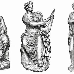 Ancient Greek muses of music and dance