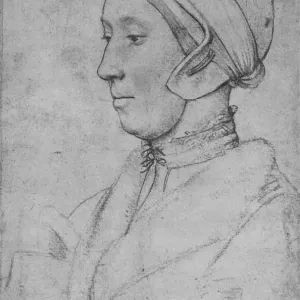 Anne Boleyn Print, 1533-1536 (Hans Holbein the Younger)