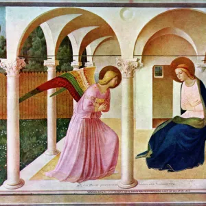 The Annunciation, c1438-1445, (c1900-1920). Artist: Fra Angelico