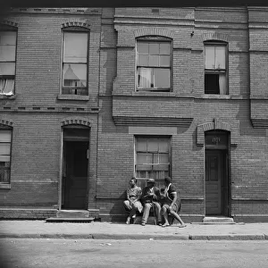 Apartment house at 1739 Seaton Road, Washington, D. C. 1942. Creator: Gordon Parks
