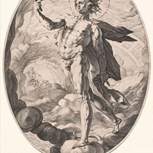 Apollo, 1588. Creator: Hendrick Goltzius (Dutch, 1558-1617)