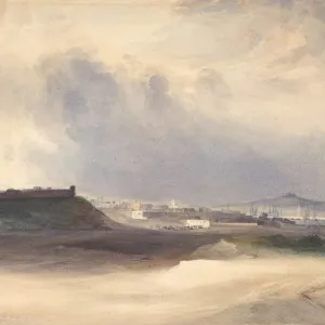 Approach to Montevideo, Uruguay, 1832. Creator: Conrad Martens