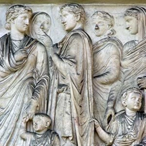Detail from the Ara Pacis (Altar of peace), 2nd century BC