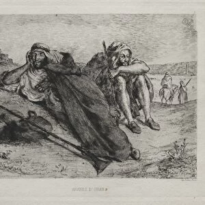 Arabes dOran. Creator: Eugene Delacroix (French, 1798-1863)