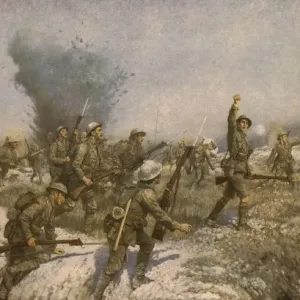 Attack of the Ulster Division, 1 July 1916 Print (c1930) Attack of the Ulster Division, 1 July 1916 Print (c1930)