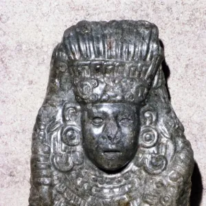 Aztec Jade Bust of Quetzalcoatl, 1360-1521