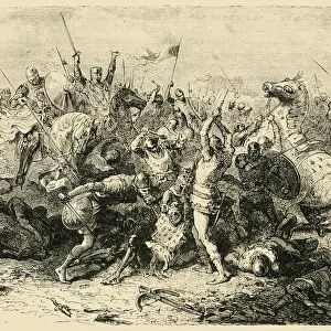 The Battle of Bouvines, (1214), 1890. Creator: Unknown