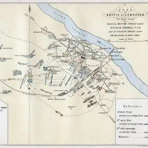 Battle of Cawnpore, India, 6th December 1857, a battle of Indian rebellion of 1857, 1893.Artist: Guyoy & Wood