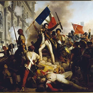 Battle outside the Hotel de Ville, 28 July 1830