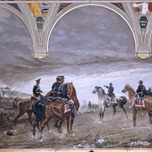 The Battle of Solferino, 1886. Artist: Cassioli, Amos (1832-1891)