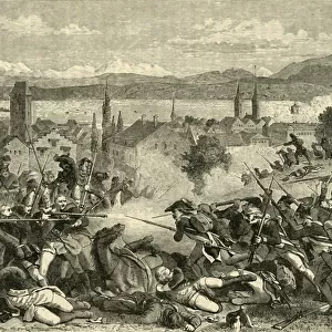 The Battle of Zurich, (1799), 1890. Creator: Unknown