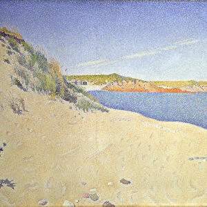 The Beach at Saint-Briac. Op. 212 (Sandy seashore), 1890. Artist: Paul Signac