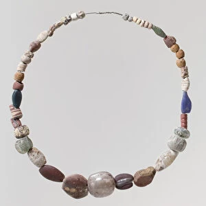 Beaded Necklace, Frankish, 500-600. Creator: Unknown
