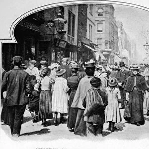 Berwick Street on a Sunday morning, c1901 (1901)