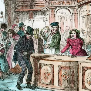 Victorian Gin House Print Victorian Gin House Print
