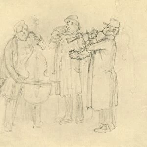 Bettelmusikanten, mid-late 19th century, (c1924). Creator: Carl Spitzweg