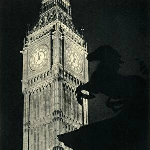 Big Ben at Night, 1947. Creator: Unknown