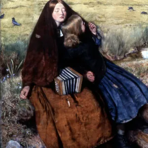 The Blind Girl, 1856. Artist: John Everett Millais