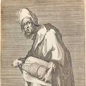 The Blind Hurdy Gurdy Player. Creator: Jacques Bellange
