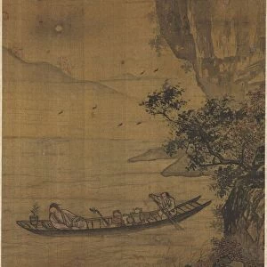 Boating in Moonlight, 1600s. Creator: Unknown