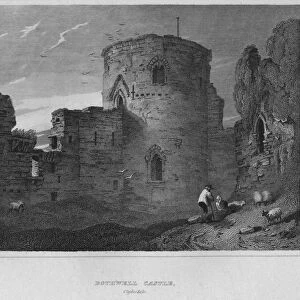 Bothwell Castle, Clydesdale, 1814. Artist: John Greig