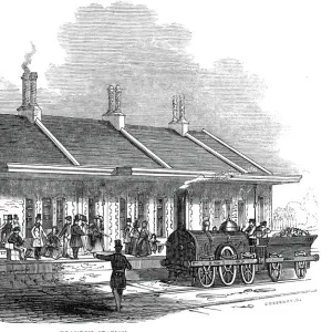 Brandon Station, 1845. Creator: Unknown