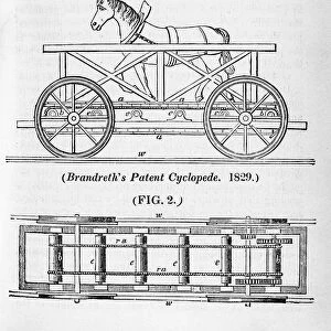 Brandreths horse powered locomotive Cycloped, 1829