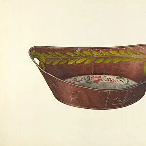 Bread Tray, c. 1941. Creator: Mildred Ford