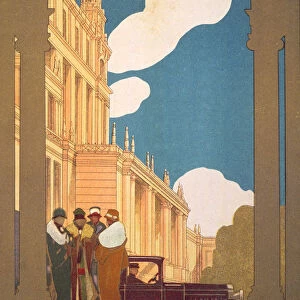 Brochure advertising the International Exhibition in Barcelona, 1929, Palace of Garments