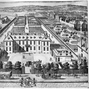 Burlington House, Piccadilly, early 18th century, (1908).Artist: Johannes Kip