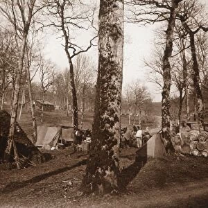 Camp, Genicourt, northern France, c1914-c1918