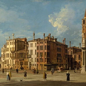 Campo Santa Maria Zobenigo, Venice, 1730s. Creator: Canaletto