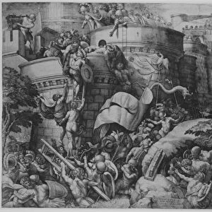 The Capture of Carthagena by Scipio and His Troops, 1539. Creator: Georg Pencz