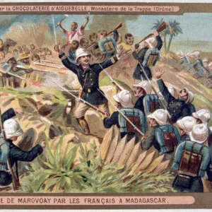 The Capture of Marovoay by the French, Madagascar, 19th-20th century