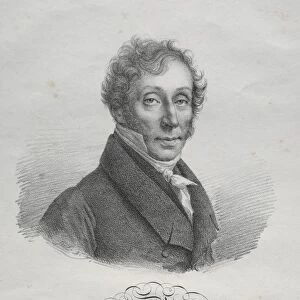 Carl Vernet, c. 1825. Creator: Julien Leopold Boilly (French, 1796-1874)