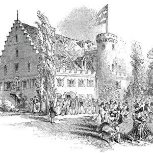 Celebration of His Royal Highness Prince Alberts birthday, at Rosenau, 1845